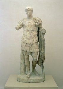 Standbeeld van keizer Trajanus (c.53-117) Antonijnse periode, c.120 AD door Roman