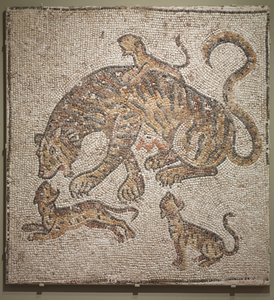 Tijgerin en welpen, ca. 300 AD
