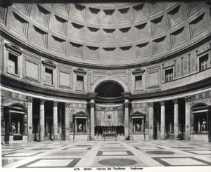 Uitzicht op het interieur door Roman