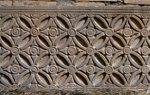 Architecturaal fragment met gebeeldhouwde decoratie, Hoge Keizerlijke Periode