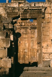 Tempel van Bacchus (detail)