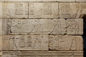 Reliëf van de Tempel van Dendur door Roman Period Egyptian