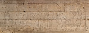 Reliëf van De Tempel van Dendur, ca. 10 v.Chr.