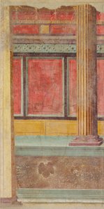 Muurschildering uit een Villa in Boscoreale door Roman Republican Period