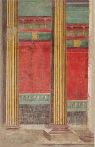 Muurschildering uit een Villa in Boscoreale door Roman Republican Period
