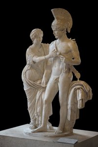Keizerlijk Koppel in Mars en Venus (tussen 120 en 140 AD) sculptuur