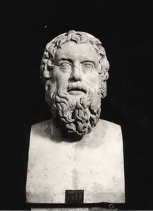 Buste van Aristophanes door Roman Roman