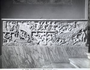 Vroegchristelijke sarcofaag (marmer)
