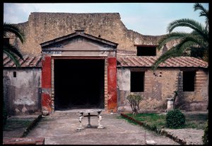Tuin van het huis van de herten, 5e eeuw v.Chr.-1e eeuw n.Chr. door Roman Roman