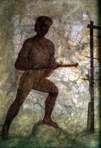 Naakte mannelijke figuur door Roman Roman