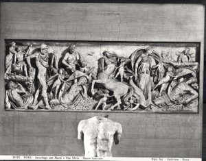 Sarcophagus met Mars en Rhea Silvia