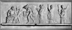 De geboorte van Dionysus uit Zeus