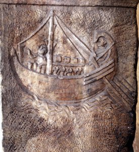 Transportboten uit de Romeinse tijd. door Roman Roman