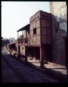 Uitzicht op een huis, 5e eeuw v.Chr.-1e eeuw n.Chr. door Roman Roman
