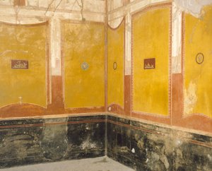 Muurschilderingen van het Huis van Vettii, Pompeii, Campania, Romeinse beschaving door Roman Roman