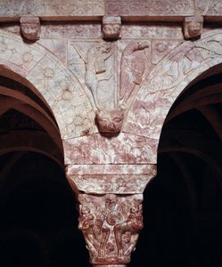 (detail) door Romanesque