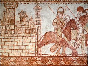 Het beleg van Damascus (detail)