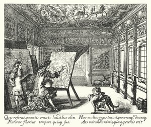 Schilderij (gravure) door Romeyn de (after) Hooghe