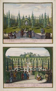 Het Park in Enghien, c.1685, illustratie uit 