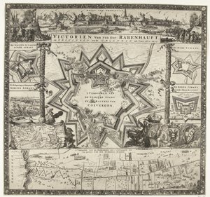 Overwinningen van Rabenhaupt in Groningen in de jaren 1672-1673