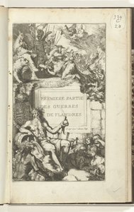 Titelprent voor het eerste deel van Guerres de Flandres