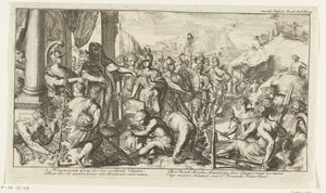 Allegorie op de aanwinsten in Brabant door Romeyn de Hooghe
