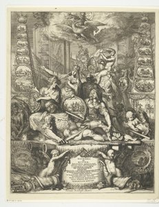 Allegorie op de dood van Michiel de Ruyter, 1676