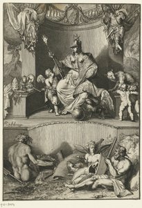 Allegorische voorstelling van de stad Rome