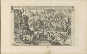 Bedelaars in Oost- en West-Indië door Romeyn de Hooghe