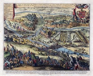 De belegering van Trembowla in 1675 door Romeyn de Hooghe