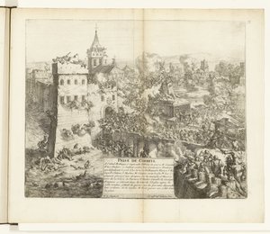 Inname van Corbeil, 1590 door Romeyn de Hooghe
