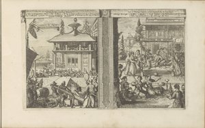 Japanse koophandel; Hof van de koning van de Calaminhans