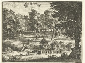 Landschap met de bron 