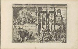 Ontvangstceremonie bij de Chinezen door Romeyn de Hooghe