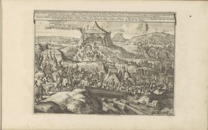 Optocht van Abessijnen door Romeyn de Hooghe