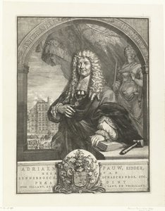 Portret van Adriaen Pauw door Romeyn de Hooghe