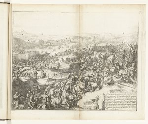 Slag bij Gemblours, 1578 door Romeyn de Hooghe