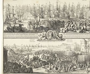 Tocht van Willem III naar Engeland, 1688 door Romeyn de Hooghe