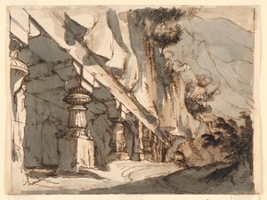 Toneelontwerp, Grot en Tempel