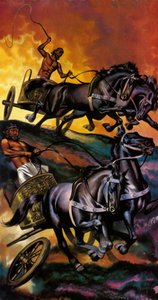 De magie van de Olympische Spelen: De oorlog van de goden (kleurenlitho)
