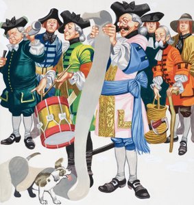 De drie soldaten door Ron Embleton