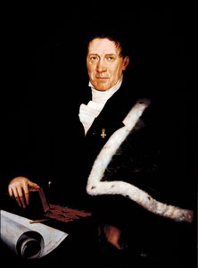Portret van de architect Carlo Barabino (1768-1835) door Rosa Bacigalupo Carrea