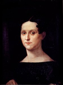 Zelfportret Schilderij door Rosa Bacigalupo Carrera (19e eeuw) door Rosa Bacigalupo Carrea