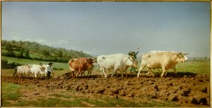 Le plowing nivernais, le sombrage door Rosa Bonheur