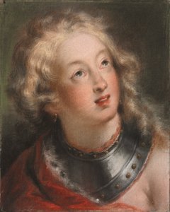 Hoofd van een Vrouw door Rosalba Carriera