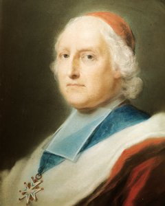 Portret van Kardinaal de Polignac door Rosalba Giovanna Carriera