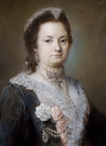Portret van een dame door Rosalba Giovanna Carriera
