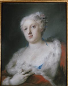 Zelfportret Schilderij door Rosalba Carriera (1675-1757) Turijn, Galleria Sabauda door Rosalba Giovanna Carriera