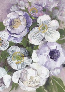 Lavendel met witte bloemen door Rosana Laiz Blursbyai