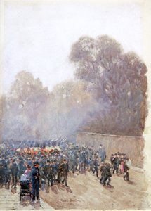 De Soldatenparade 1891 door Rose Maynard Barton